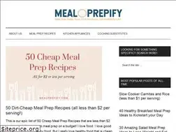 Sites similar to mealprepify.com