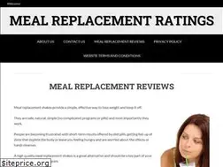 Sites similar to mealreplacementratings.com
