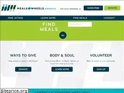 Sites similar to mealsonwheelsamerica.org