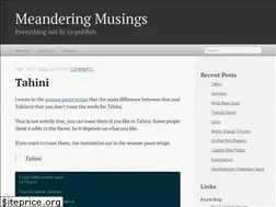 Sites similar to meandering-musings.com