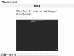 Sites similar to meanderland.com