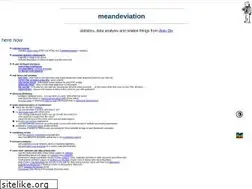 Sites similar to meandeviation.com