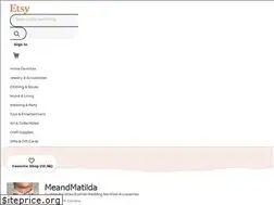 Sites similar to meandmatilda.etsy.com