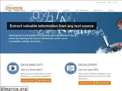 Sites similar to meaningcloud.com