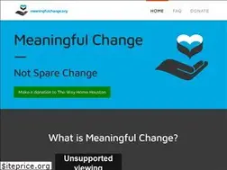 Sites similar to meaningfulchange.org