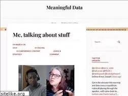 Sites similar to meaningfuldata.wordpress.com