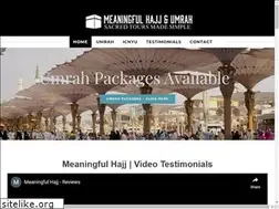 Sites similar to meaningfulhajj.com