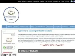 Sites similar to meaningfulhealthhq.com