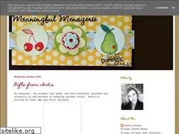 Sites similar to meaningfulmenagerie.blogspot.com