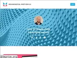 Sites similar to meaningfulmotionui.com