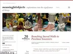 Sites similar to meaningfulobjects.wordpress.com