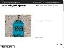 Sites similar to meaningfulspaces.com