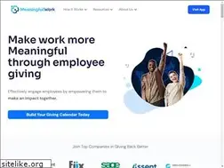 Sites similar to meaningfulwork.xyz
