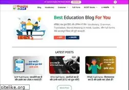 Sites similar to meaninginhindi.net