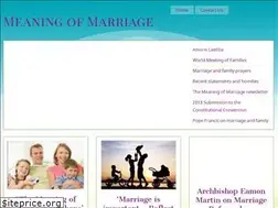 Sites similar to meaningofmarriage.ie