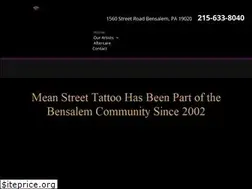 Sites similar to meanstreettattoos.com