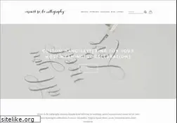 Sites similar to meanttobecalligraphy.com