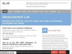 Sites similar to measurement-lab.org