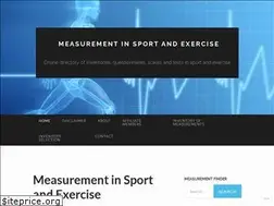 Sites similar to measurementinsportandexercise.wordpress.com