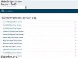 Sites similar to mebehliyetsinavsorulari.com