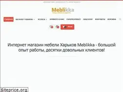 Sites similar to meblikka.com.ua