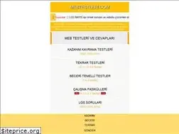 Sites similar to mebtestleri.com