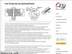 Sites similar to mec-engineering-spreadsheets.com