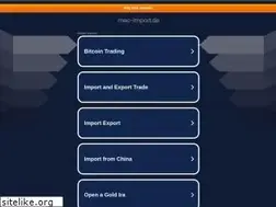 Sites similar to mec-import.de