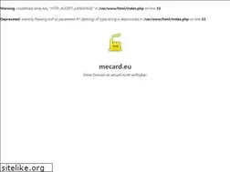 Sites similar to mecard.eu
