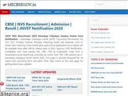 Sites similar to mecbsegov.in