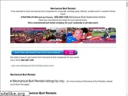 Sites similar to mechanicalbullrentals.org