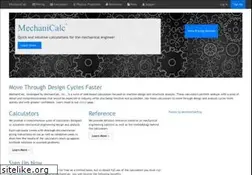 Sites similar to mechanicalc.com