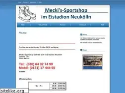 Sites similar to meckis-sportshop.de