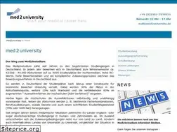 Sites similar to med2university.de