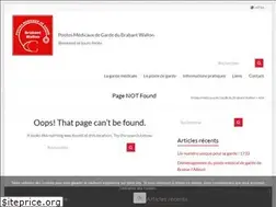 Sites similar to medecindegardebw.be