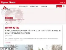 Sites similar to medecinssansfrontieres.com