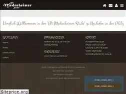 Sites similar to medenheimer-stube.de