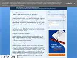 Sites similar to medhealthwriter.blogspot.com