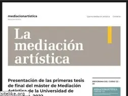 Sites similar to mediacionartistica.org