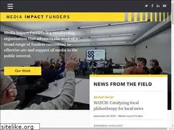 Sites similar to mediaimpactfunders.org
