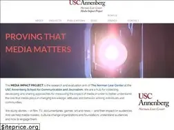 Sites similar to mediaimpactproject.org