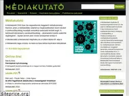 Sites similar to mediakutato.hu