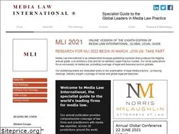 Sites similar to medialawinternational.com