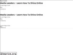 Sites similar to medialeaders.com