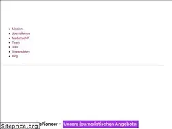 Sites similar to mediapioneer.com