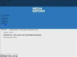 Sites similar to mediareform.rs