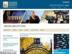 Sites similar to mediarelations.gwu.edu