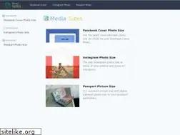 Sites similar to mediasizes.com