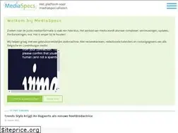 Sites similar to mediaspecs.be