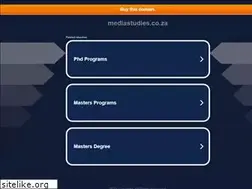 Sites similar to mediastudies.co.za